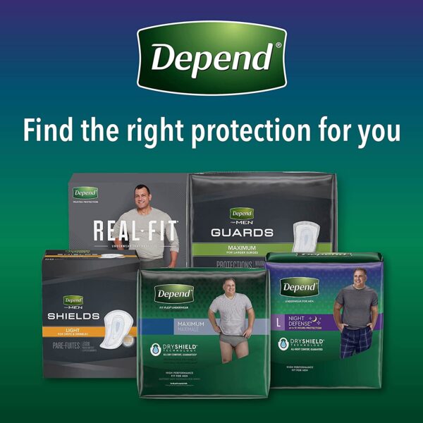 Depend Night  Adult Underwear for Men, Small/Medium, 32 Count (2 Packs of 16) - Image 8