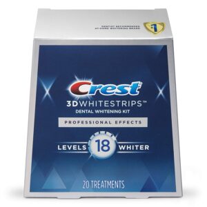 Crest 3D No Slip Whitestrips Professional Effects Teeth Whitening Kit 20 ea