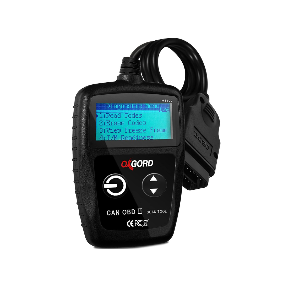 OxGord OBD2 Scanner CAN OBDII Code Reader Scan Tool for Check Engine Light Universal Diagnostic for Car, SUV, Truck and Van (MS309)