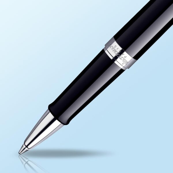 Waterman Hemisphere Black, Rollerball Pen with Fine Black refill - Image 4