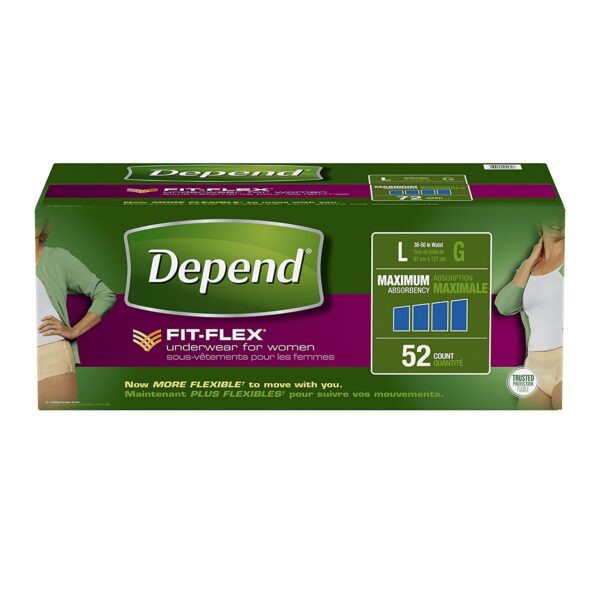 Depend FIT-FLEX Incontinence Underwear for Women