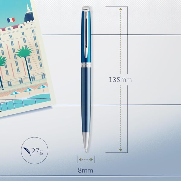 Waterman Ballpoint Pen, Hemisphere French Riviera Collection, Côte d’Azur, Medium Point - Image 4