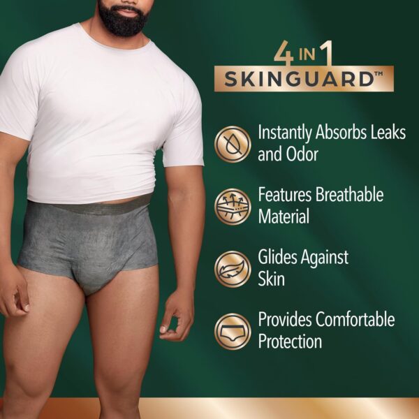 Depend Real Fit Incontinence Briefs for Men - Image 2