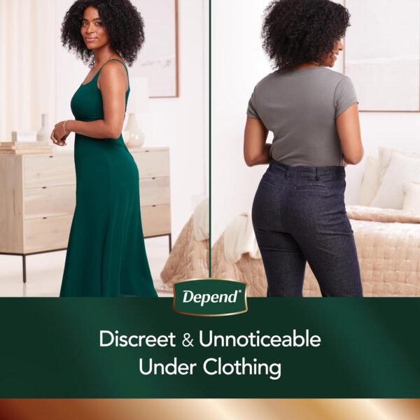 Depend Silhouette Incontinence & Postpartum Underwear for Women - Image 4