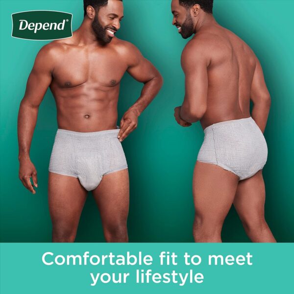 Depend FIT-FLEX Incontinence Underwear for Men - Image 2