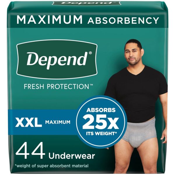 Depend FIT-FLEX Incontinence Underwear for Men