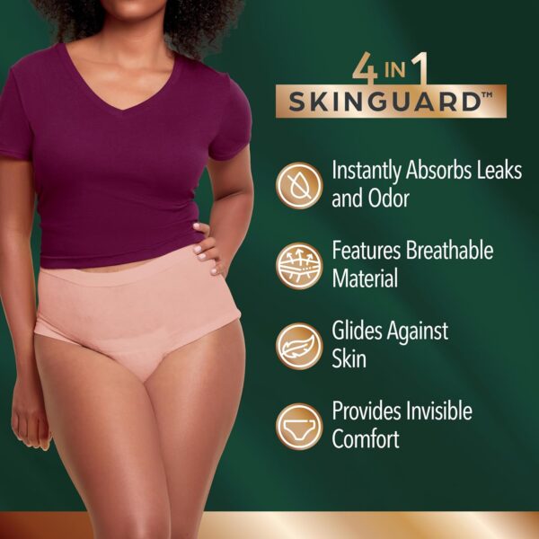 Depend Silhouette Incontinence & Postpartum Underwear for Women - Image 2