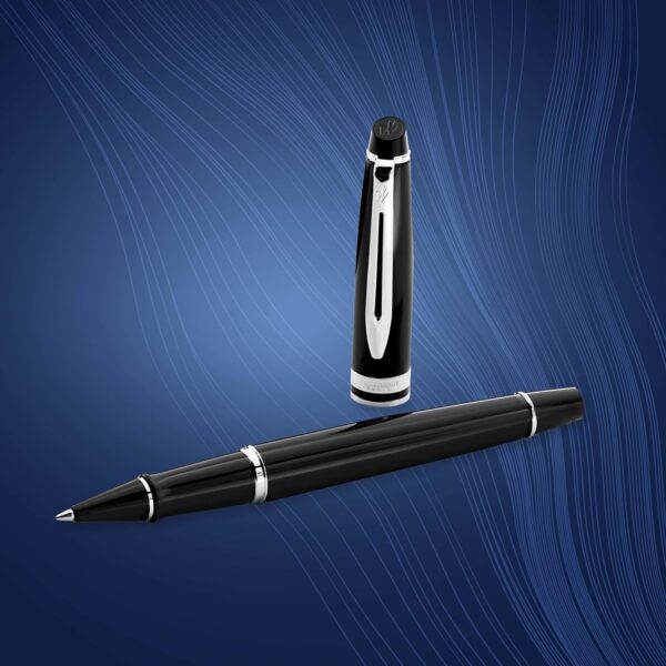 WATERMAN Expert Black, Rollerball Pen with Fine Black refill - Image 4