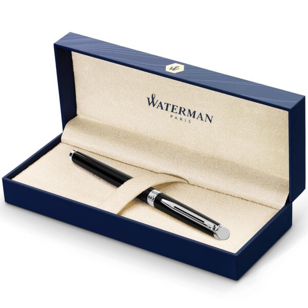 Waterman Hemisphere Black, Rollerball Pen with Fine Black refill