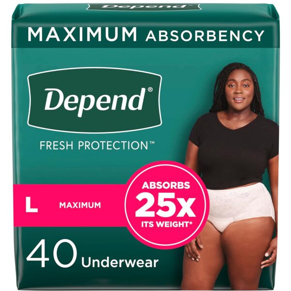 Depend FIT-Flex Incontinence Underwear for Women