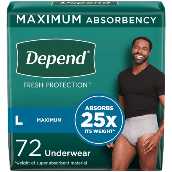 Depend FIT-Flex Incontinence Underwear for Men