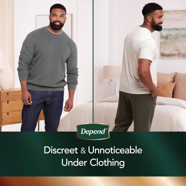 Depend Real Fit Incontinence Briefs for Men - Image 4