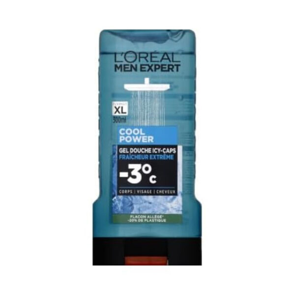 L'Oreal Paris Men Expert Cool Power Extreme Freshness Shower Gel For Men 300 Ml - Pack Of 1