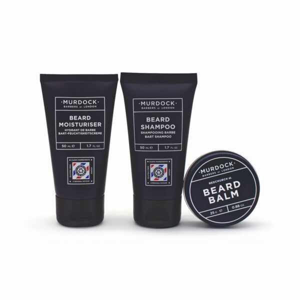 Murdock Beard Heroes Moisturiser, Balm & Shampoo 3 Piece Set