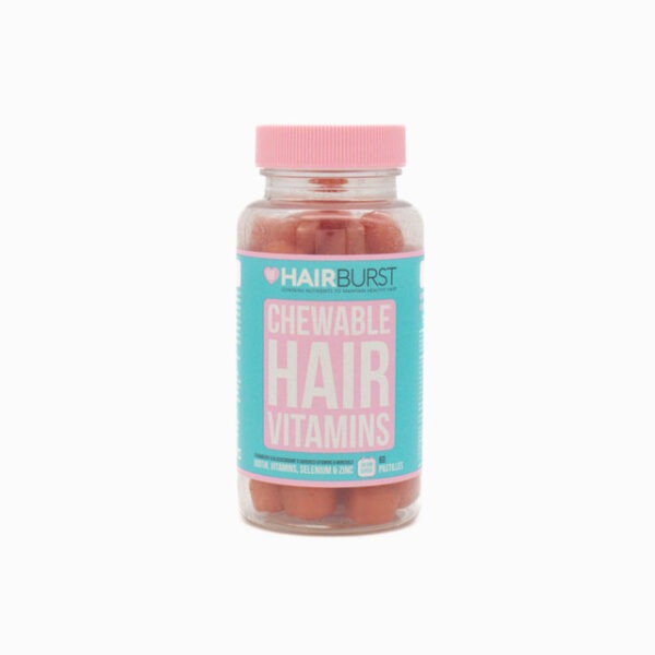 Hairburst Strawberry Chewable Hair Vitamins 60 Pastilles