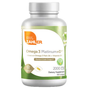 Zahler's Omega 3 Platinum + D Advanced Health 360 Softgels No reviews yet Write a Review