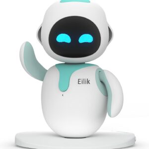 Eilik - Cute Robot Pets Toys with Abundant Emotions, Your Perfect Interactive Companion at Home or Workspace, Unique for Girls & Boys.