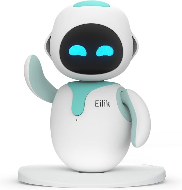 Eilik - Cute Robot Pets Toys with Abundant Emotions, Your Perfect Interactive Companion at Home or Workspace, Unique for Girls & Boys.