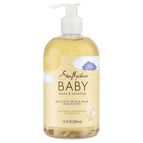 SheaMoisture Baby Wash & Shampoo for All Skin Types Raw Shea, Chamomile & Argan Oil Baby Wash and Shampoo with Frankincense & Myrrh to Help..