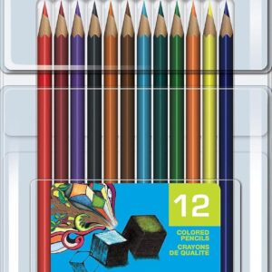 Prismacolor 92804 Scholar Colored Pencils, 12-Count,Assorted