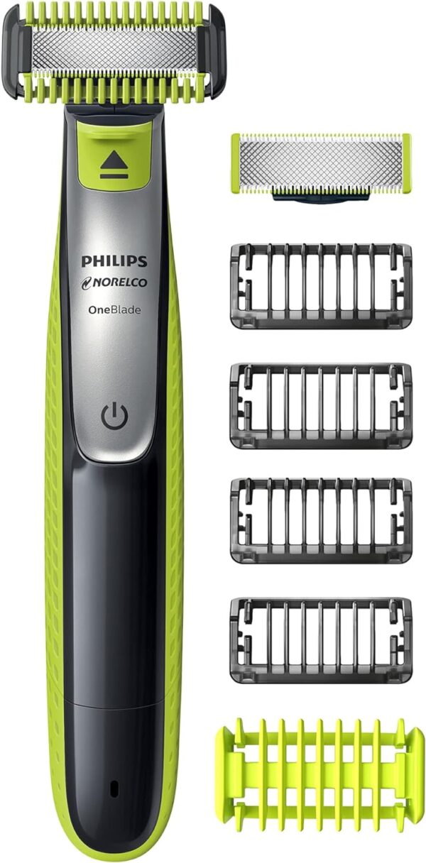 Philips Norelco OneBlade Face + Body Hybrid Electric Trimmer and Shaver, QP2630/70