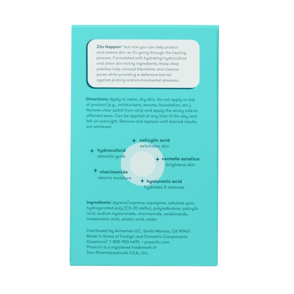 Proactiv Zits Happen® Hydrocolloid Acne Patches- Pimple Patches for Face and Back Acne with Pore Cleansing Salicylic Acid- 30 Count - Image 5