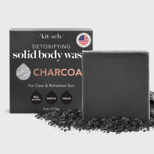 Bottle-Free Beauty Charcoal Detoxifying Body Wash Bar