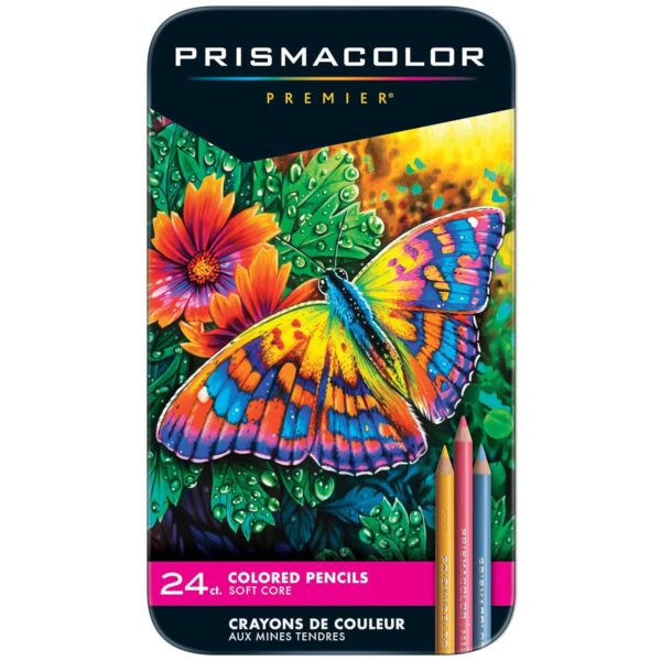 Prismacolor Premier Colored Pencils, Soft Core, 24 Pack