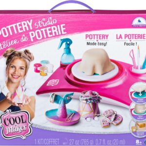 Cool Maker - Pottery Studio, Clay Pottery Wheel Craft Kit for Kids Age 8 and Up