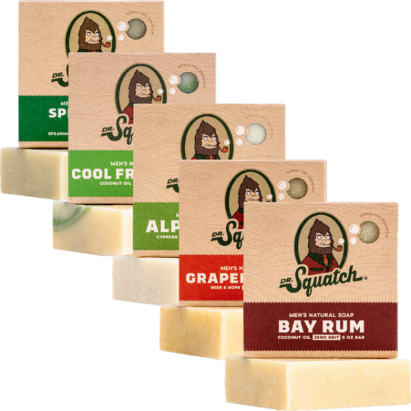 Dr.Squatch Herbal Soap 5-Pack