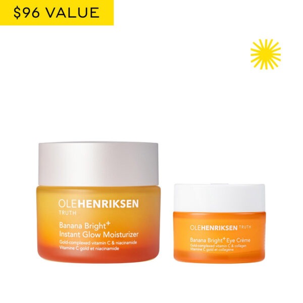 Olehenriksen Banana Bright+ Bundle Instant Glow Moisturizer & Eye Creme