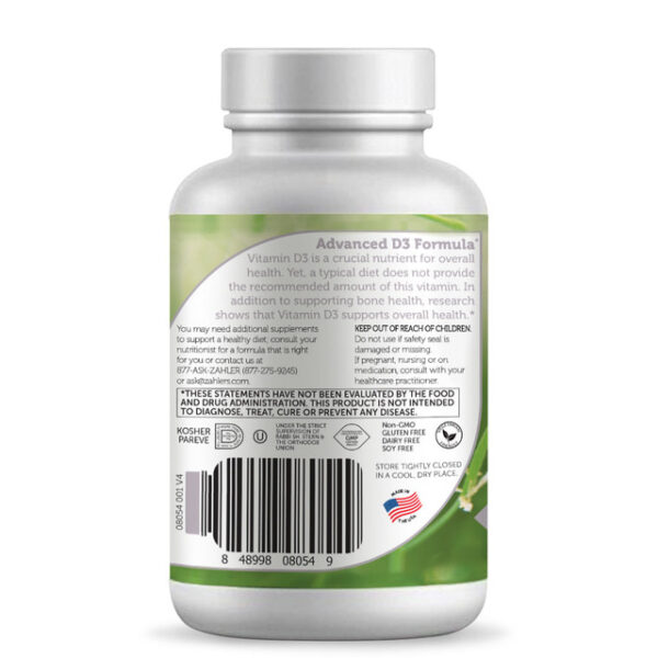 Zahler's Vitamin D3 Softgels 10 000 Iu General Health 250 Softgels - Image 2