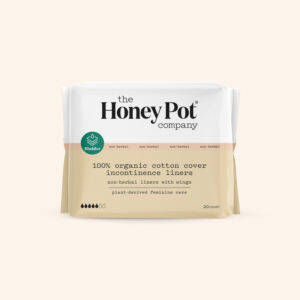 Honey Pot Organic Cotton Non Herbal Pantiliners With Wings