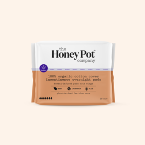 Honey Pot Organic Cotton Cover Overnight Pads With Wings