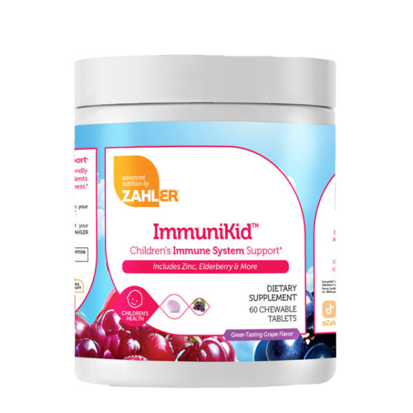 Zahler's Immunikid Chewable Childrens Health 60 Tablets