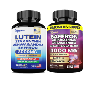 Zoyava Ultimate Bundle: Sightshield Lutein And Zeaxanthin Supplements 8000 Mg And Saffron Zestyzen Blend - 4,000Mg