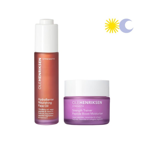 Olehenriksen Moisture Barrier Duo Strength Trainer Moisturizer & Hydrabarrier Face Oil