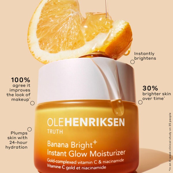 Olehenriksen Banana Bright+ Bundle Instant Glow Moisturizer & Eye Creme - Image 2