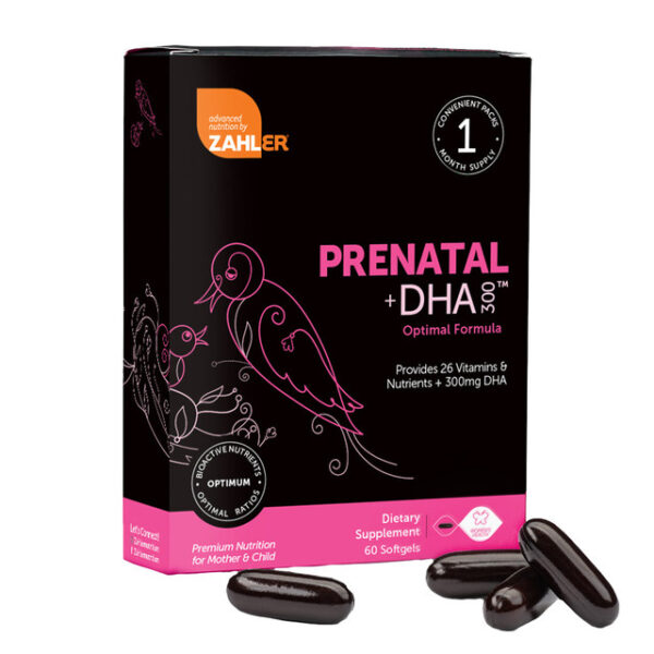 Zahler's Prenatal +Dha 300 Womens Health 60 Softgels