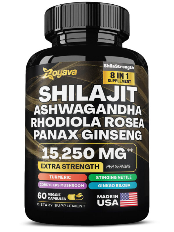 Zoyava Shilajit Power Shilastrength Blend - 15,250Mg Energize Your Vitality!