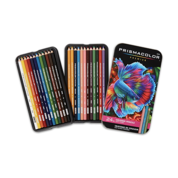 Prismacolor Premier Colored Pencils, Soft Core, 24 Pack