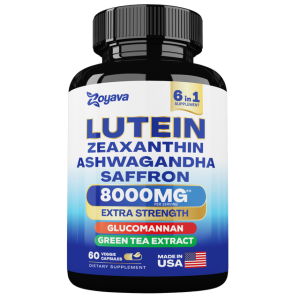 Zoyava Sightshield Advanced Lutein And Zeaxanthin Supplements - 8000 Mg Power Blend