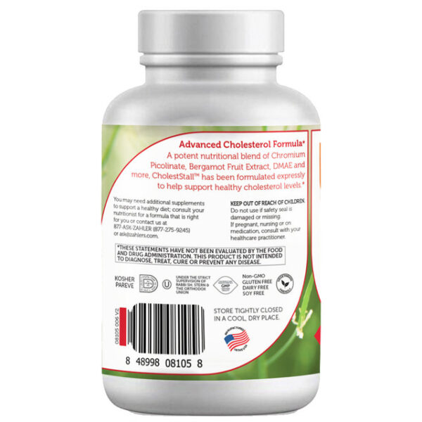 Zahler's Choleststall Healthy Heart 60 Capsules - Image 2