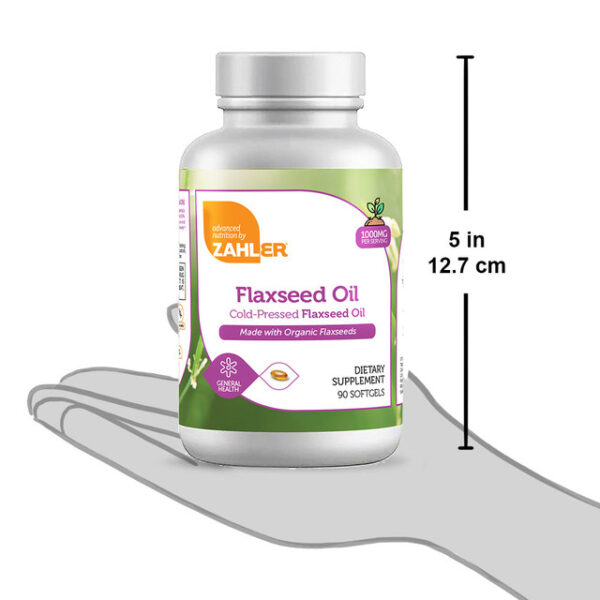 Zahler's Flaxseed Oil General Health 90 Softgels - Image 5