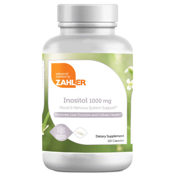 Zahler's Inositol Capsules General Health 120 Capsules