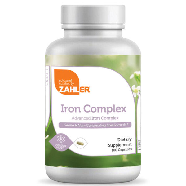 Zahler's Iron Complex General Health 100 Capsules