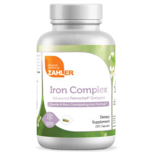 Zahler's Iron Complex General Health 250 Capsules