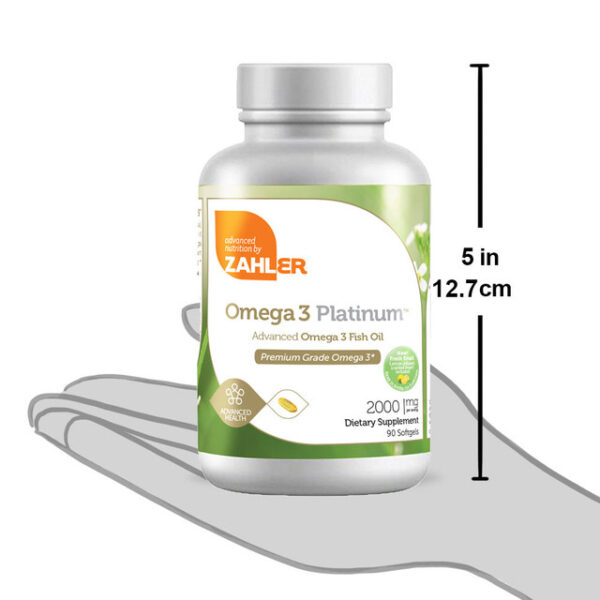 Zahler's Omega 3 Platinum Advanced Health 90 Softgels - Image 4