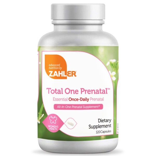 Zahler's Total One Prenatal Womens Health 120 Capsules