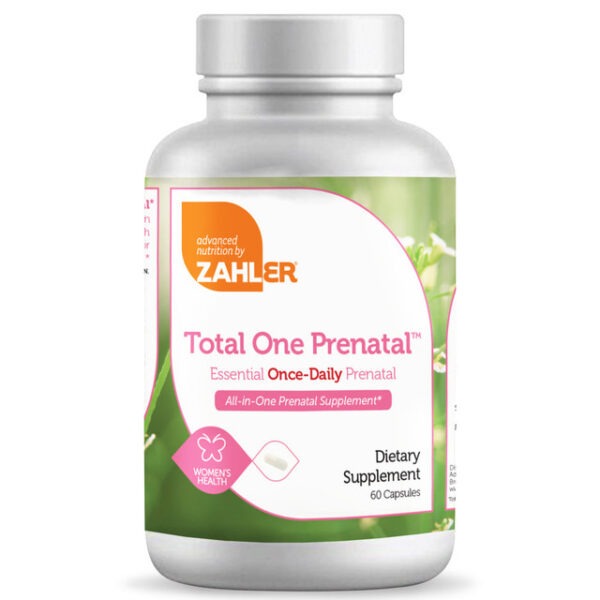 Zahler's Total One Prenatal Womens Health 60 Capsules